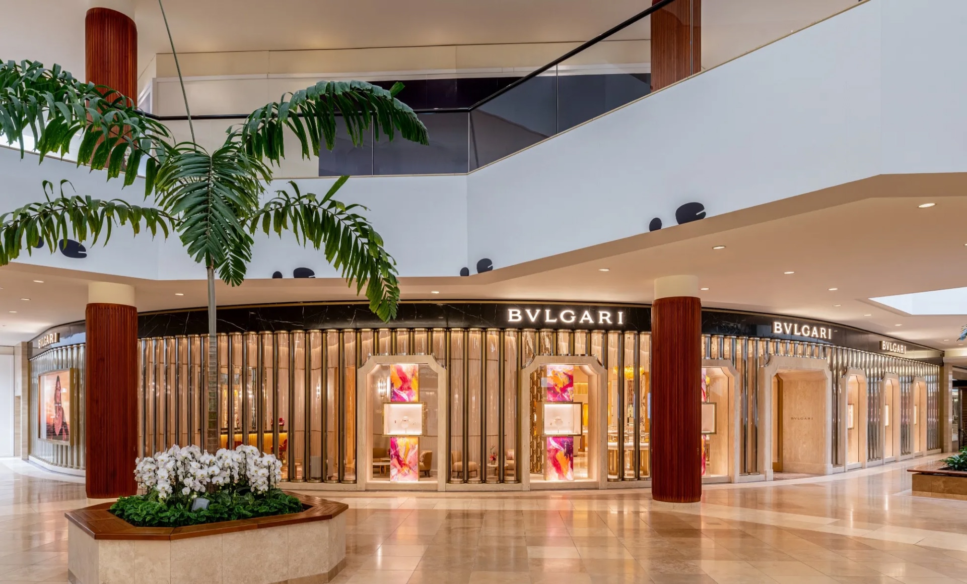 Bvlgari boutique in South Coast Plaza