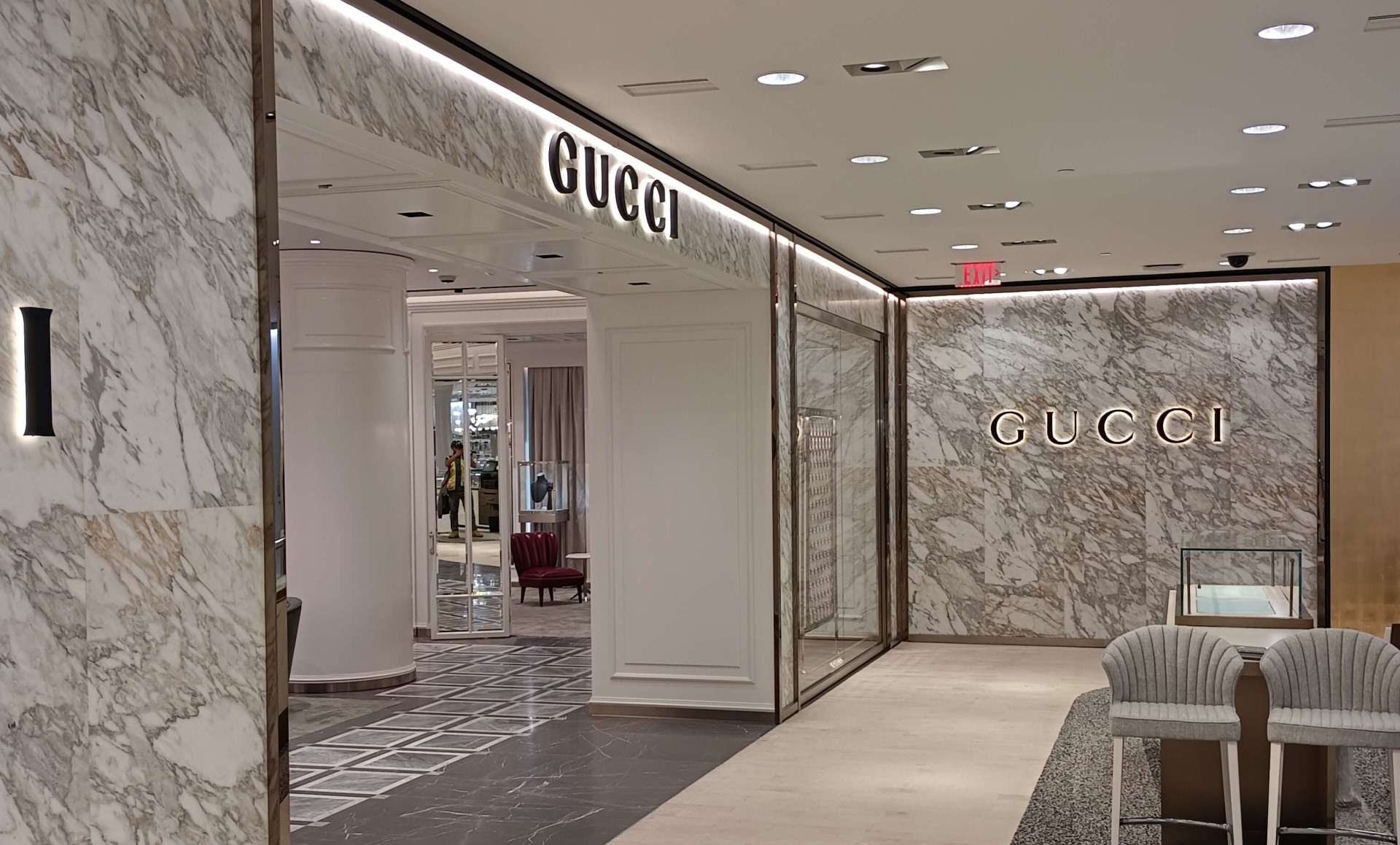 Gucci boutique in Saks Beverly Hills